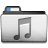 White Music Icon 48x48 png